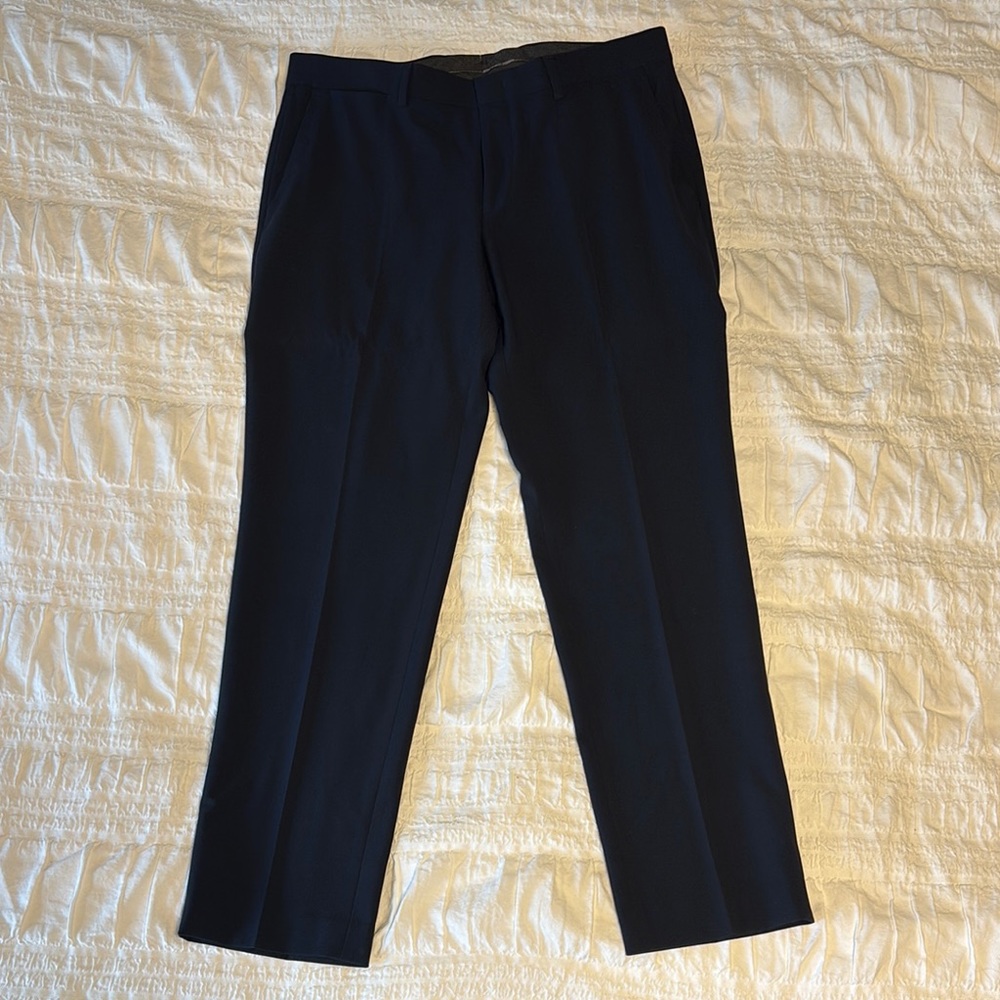 Dkny Black Tailored Dress Pants Formal Attire